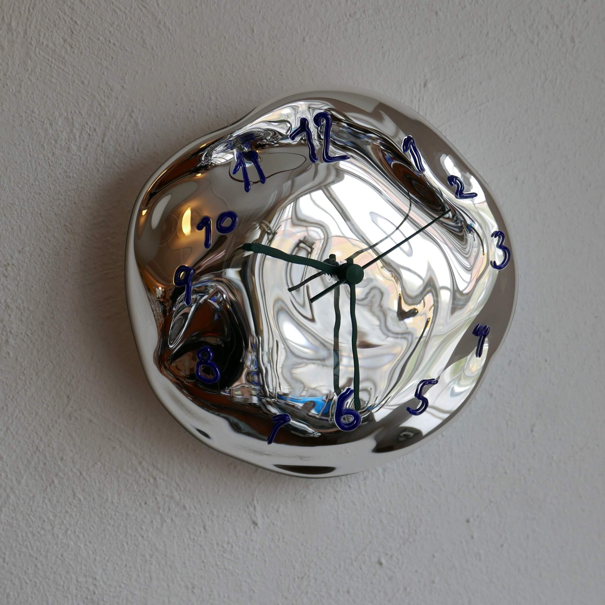 Glass Wall Clock